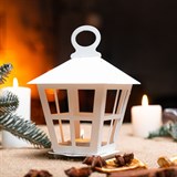 Подсвечник Фонарь новогодний , металл - фото 243658