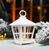 Подсвечник Фонарь новогодний , металл - фото 243659