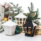 Подсвечник Фонарь новогодний , металл - фото 243661