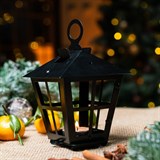 Подсвечник Фонарь новогодний , металл - фото 243663