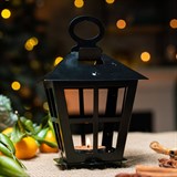 Подсвечник Фонарь новогодний , металл - фото 243664