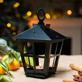 Подсвечник Фонарь новогодний , металл - фото 243665