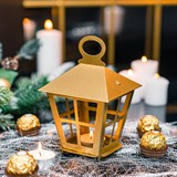 Подсвечник Фонарь новогодний , металл - фото 243667