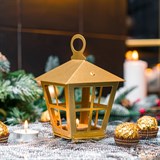 Подсвечник Фонарь новогодний , металл - фото 243668