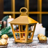 Подсвечник Фонарь новогодний , металл - фото 243670