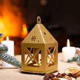 Подсвечник Фонарик из металла - фото 243682