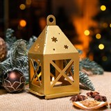 Подсвечник Фонарик из металла - фото 243683