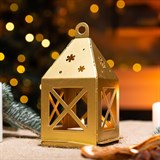 Подсвечник Фонарик из металла - фото 243684