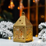 Подсвечник праздничный Фонарь из металла для одной свечи - фото 243691