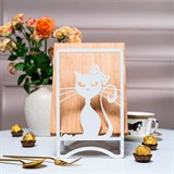 Подставка для кухонных досок Кошечка 300-201 - фото 243699