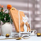 Подставка для кухонных досок Кошечка 300-201 - фото 243700