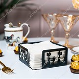 Салфетница металлическая 703-047 настольная Черные Коты - фото 243774