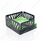 Салфетница металлическая 703-048 настольная Листья - фото 243785