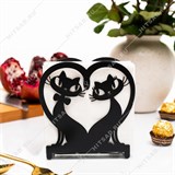 Салфетница металлическая 703-049 Влюблённые Коты - фото 243788