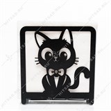 Салфетница металлическая 703-050 Чёрный Кот - фото 243798