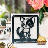 Салфетница на стол 703-051 Чёрный Кот - фото 243800