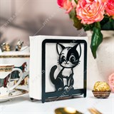 Салфетница на стол 703-051 Чёрный Кот - фото 243801