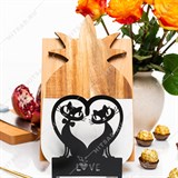 Подставка для досок с крючками 300-230 Влюблённые Коты - фото 243838
