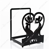 Подставка для досок с крючками 300-230 Влюблённые Коты - фото 243842