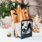 Подставка для досок с крючками 300-232 Кошка с бабочкой - фото 243861