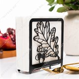 Салфетница металлическая 703-053 Дуб - фото 243900