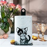 Подставка для бумажных полотенец для кухни 300-040 Чёрный кот - фото 243921