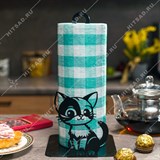 Подставка для бумажных полотенец для кухни 300-040 Чёрный кот - фото 243925 Подставка для бумажных полотенец для кухни 300-040 Чёрный кот - фото 243925