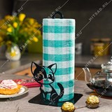 Подставка для бумажных полотенец для кухни 300-040 Чёрный кот - фото 243926 Подставка для бумажных полотенец для кухни 300-040 Чёрный кот - фото 243926