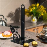 Подставка для бумажных полотенец для кухни 300-040 Чёрный кот - фото 243929 Подставка для бумажных полотенец для кухни 300-040 Чёрный кот - фото 243929