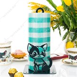 Подставка для бумажных полотенец для кухни 300-040 Чёрный кот - фото 243934 Подставка для бумажных полотенец для кухни 300-040 Чёрный кот - фото 243934