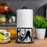Подставка для бумажных полотенец для кухни 300-044 Чёрный кот - фото 243940 Подставка для бумажных полотенец для кухни 300-044 Чёрный кот - фото 243940