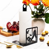 Подставка для бумажных полотенец для кухни 300-044 Чёрный кот - фото 243944 Подставка для бумажных полотенец для кухни 300-044 Чёрный кот - фото 243944