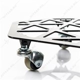 Подставка напольная для цветов 402-013 на колёсиках - фото 243966