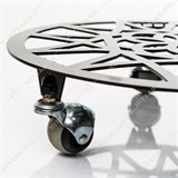 Подставка напольная для цветов 402-012 на колёсиках - фото 243971