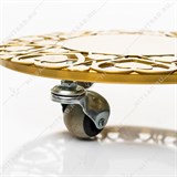 Подставка напольная для цветов 402-016 на колёсиках d=30 см - фото 243985