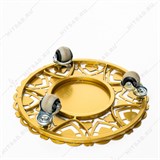 Подставка напольная для цветов 402-016 на колёсиках d=30 см - фото 243986