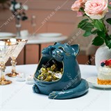 Конфетница Кот U09385 полистоун - фото 244000 Конфетница Кот U09385 полистоун - фото 244000