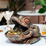 Конфетница Лягушка U09383 полистоун - фото 244019