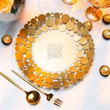 Фруктовница металлическая 304-058 d=29 см - фото 244115