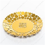 Фруктовница металлическая 304-058 d=29 см - фото 244118