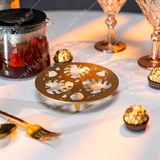 Подставка под горячее 300-130 Листья монстеры d=14 см - фото 244120 Подставка под горячее 300-130 Листья монстеры d=14 см - фото 244120