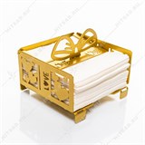 Салфетница металлическая 703-056 Сердца - фото 244172