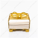 Салфетница металлическая 703-056 Сердца - фото 244173