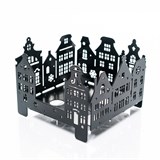 Салфетница металлическая настольная Город 703-045 - фото 244186