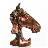 Бутылочница Голова коня U09398 полистоун h=25 см - фото 244189