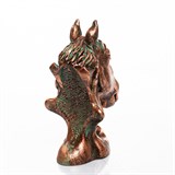 Бутылочница Голова коня U09398 полистоун h=25 см - фото 244191