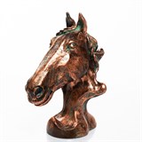 Бутылочница Голова коня U09398 полистоун h=25 см - фото 244192