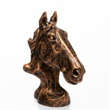 Бутылочница Голова коня U09398 полистоун h=25 см - фото 244194