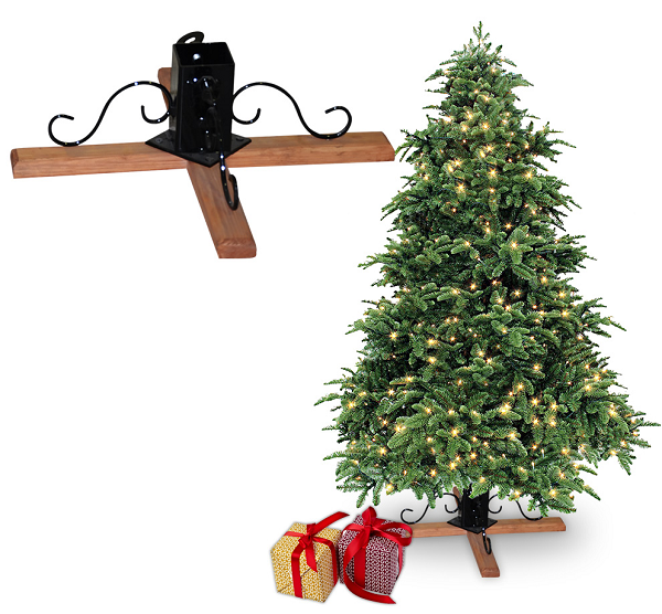 фото кованая подставка для новогодней елки